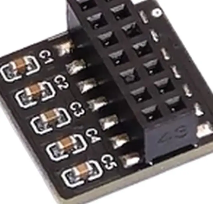 For TPM 2.0 Security Module 14 Pin LPC Interface Trusted For Platform Module Encryption Chip For Motherboard Data Protection Ind