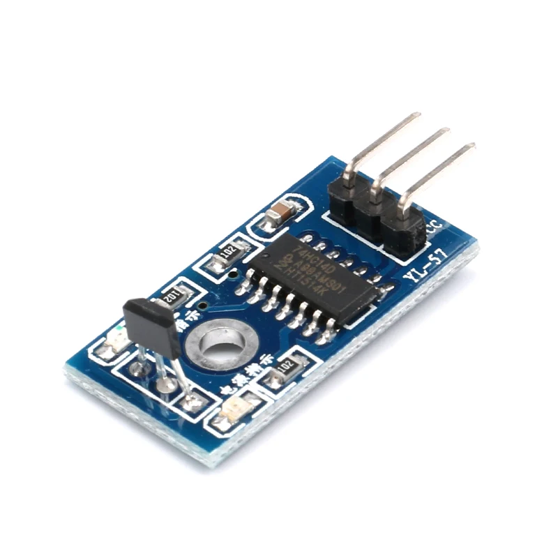 

1Pcs New 3144E Speed Magnetic Swiches Hall Sensors Module Hall Switch Speed Position Sensing Counting Sensor Module for Arduino