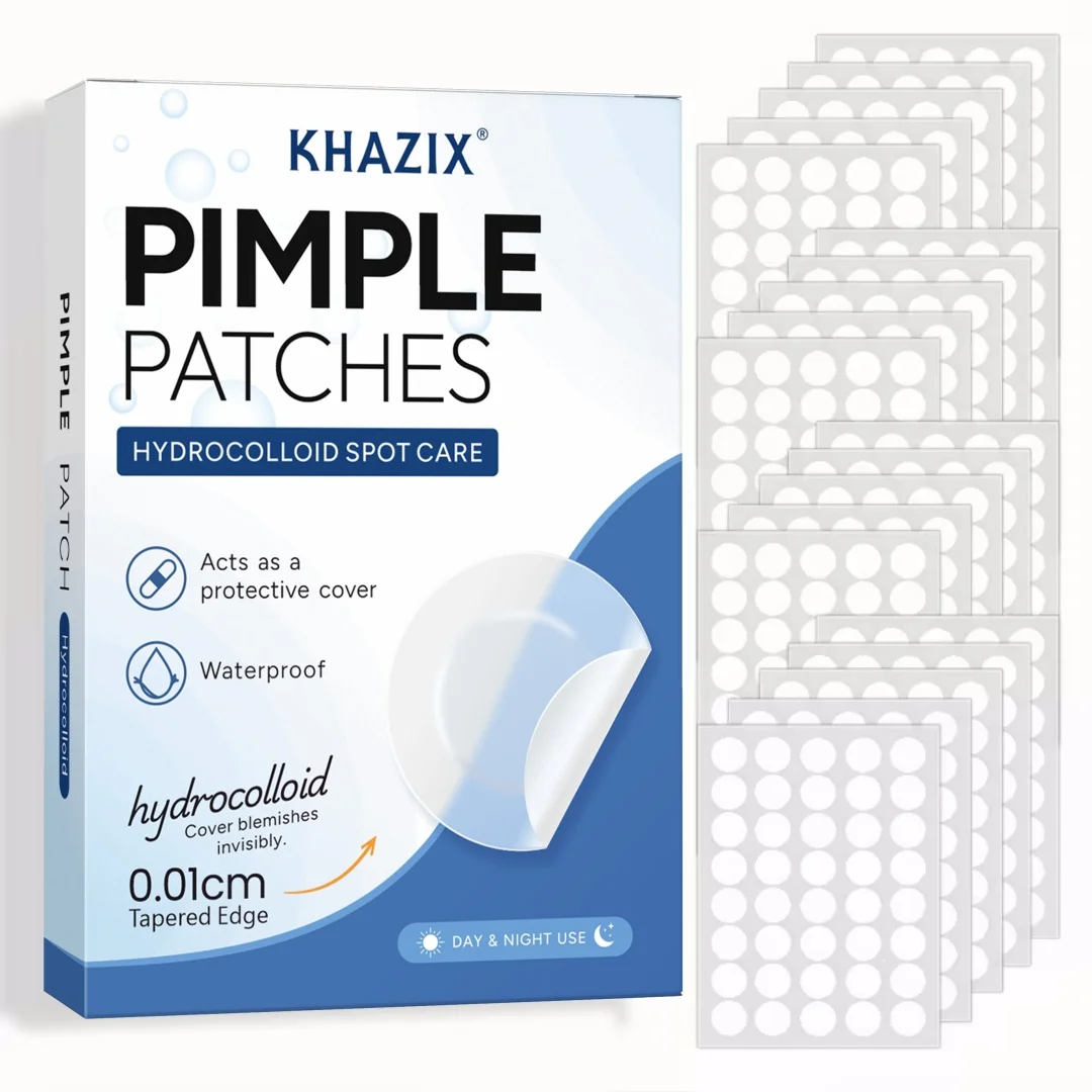 80/200/400Pcs Mini Hydrocolloid Face Patches, Ultra Thin Small Size, Invisible Clear Concealer Stickers, Waterproof Daily Use