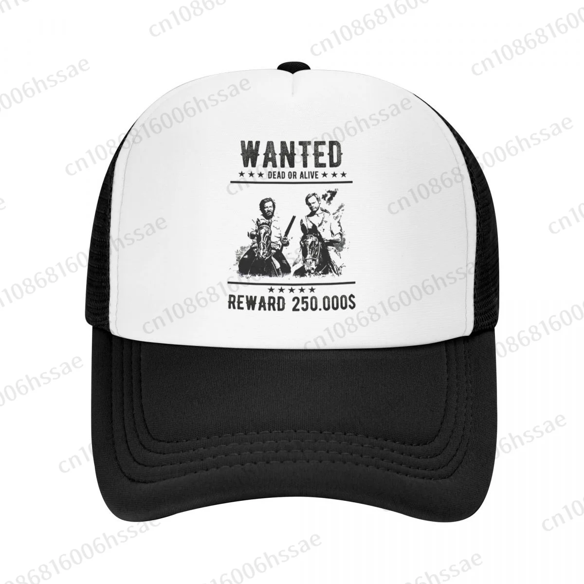 Wanted Bud Spencer And Terence Hill Mesh Baseball Cap Summer Outdoor Men Women Fashion Sport Hats Hip Hop Trucker