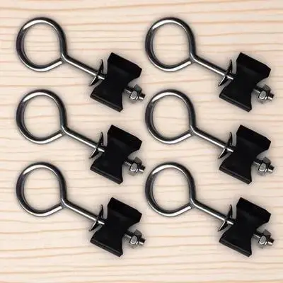 6 Pcs Trampoline Anchors Supplies Screws for Poles Parts Replacement Accessories Metal Stability and Bolts