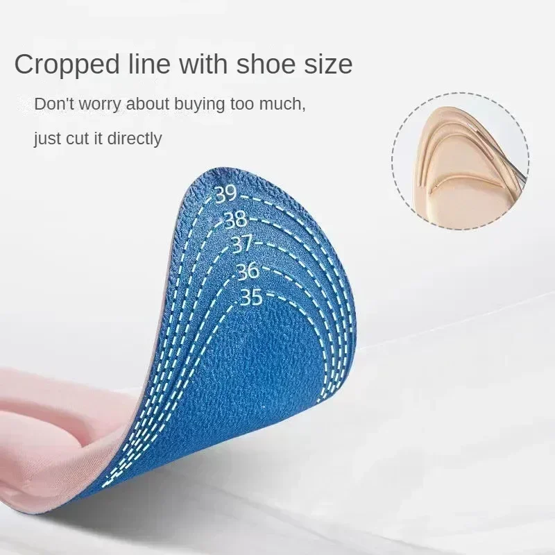 Plantillas 5D para zapatos, plantillas para correr con cojín transpirable con absorción de impacto para pies, plantillas ortopédicas con soporte para arco para hombres y mujeres