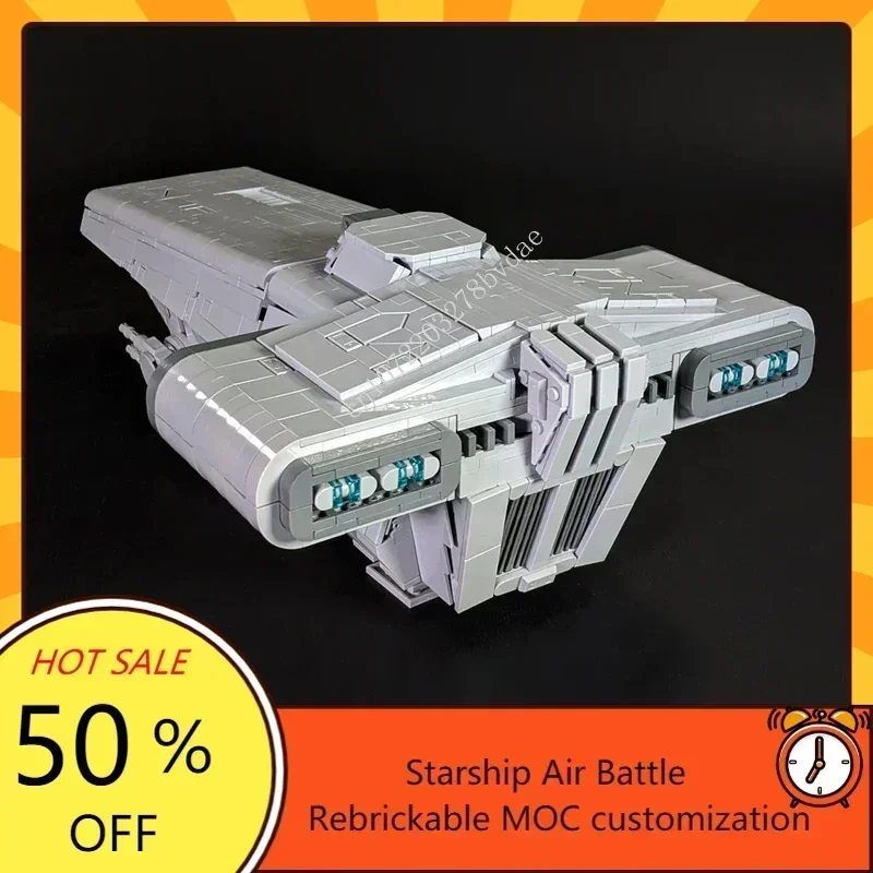2416PCS MOC Space Battle Series Imperial Troop Transport Spaceship Model Custom Puzzle Technology   Assembly Toys Gifts