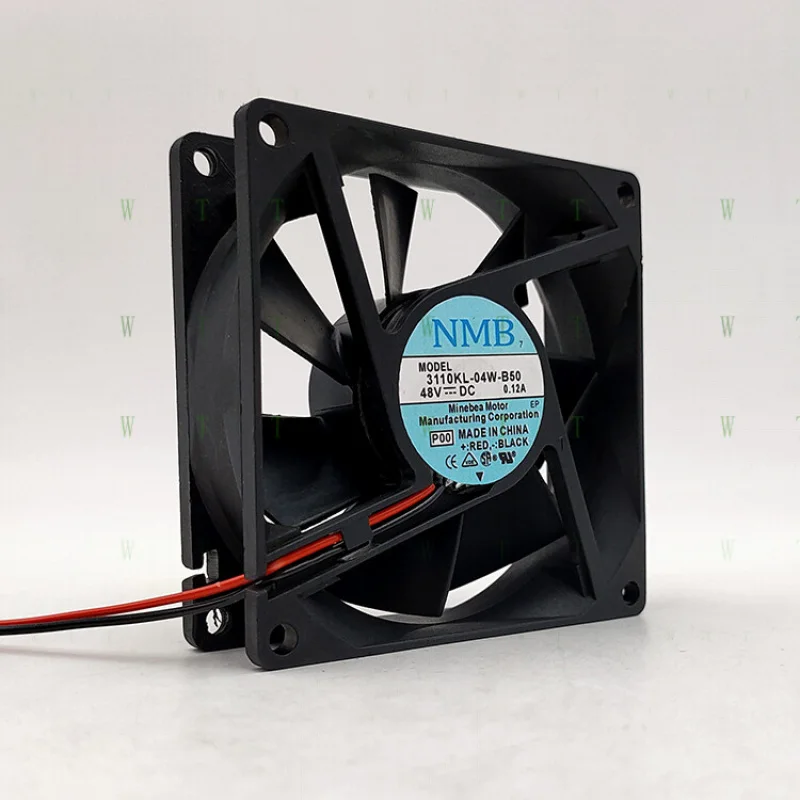 H 1 pcs NMB 3110KL-04W-B50 8025 48v0.12A elevator inverter cooling 8CM double ball