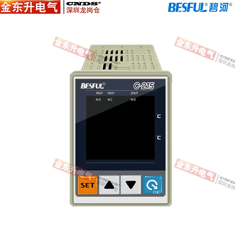BESFUL Temperature Difference Controller C-215 Temperature Difference Temperature Controller Solar Collector Plate Water Tank w
