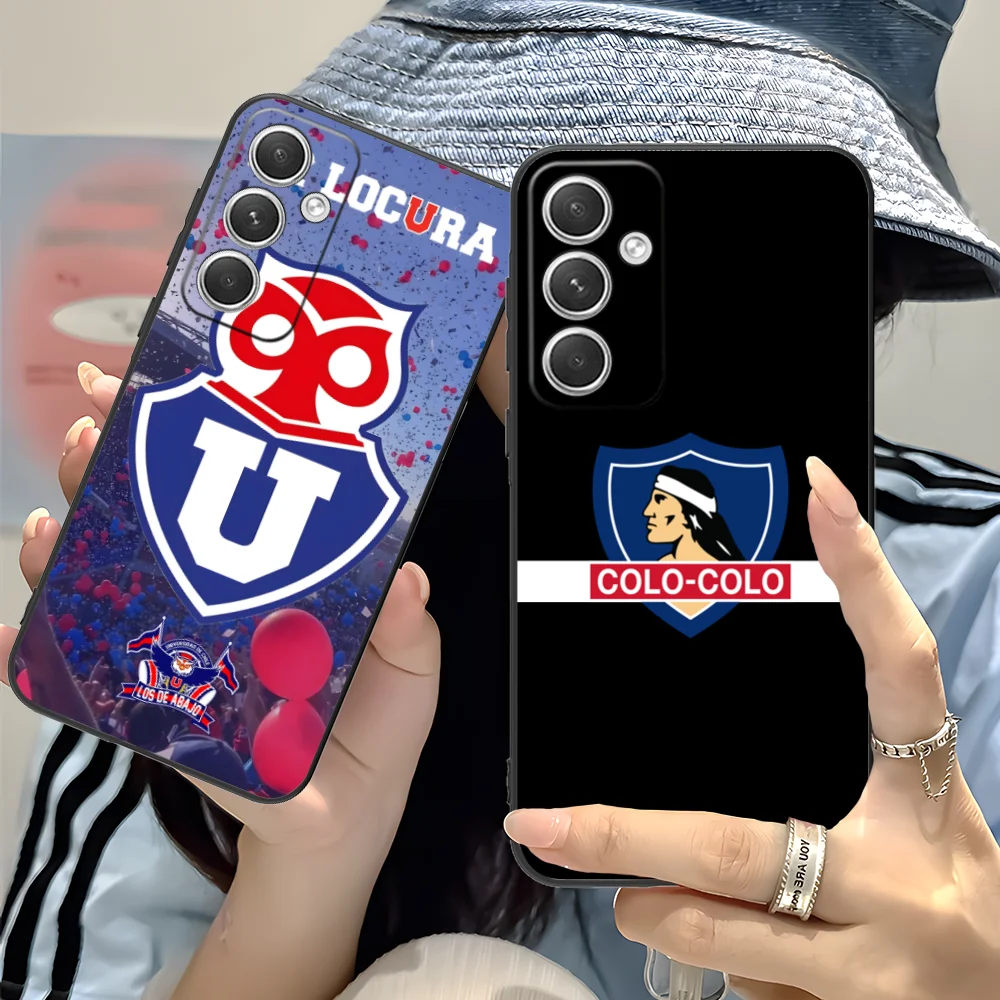 Chile University Colo Phone Case for Samsung Galaxy S24 S23 S22 S21 S20 S10 S9 Plus FE Ultra Lite Black Cellphones Smartphone