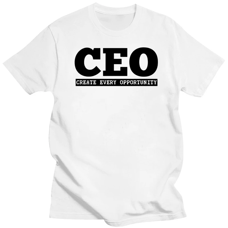 Ceo create every opportunity light ceo create every opportunity t men CasualSoft T-shirt t shirts for man  Cotton shirts