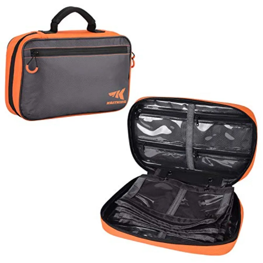 

Signature Lure Bag Utility Binder Tackle Bag - Fishing Gear Self-Healing Zippers and Padded Handle Design