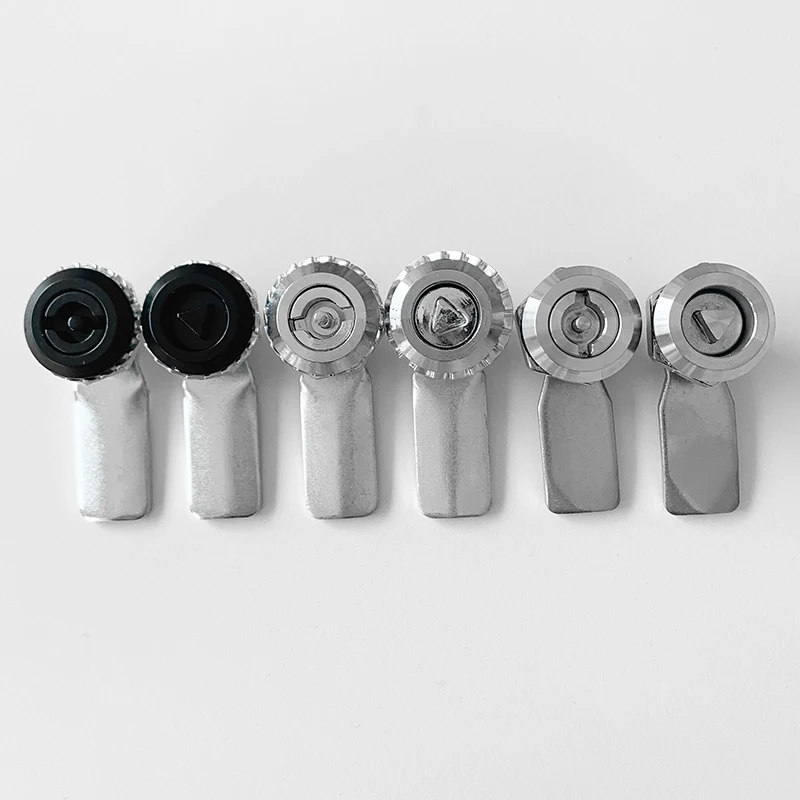 MS705 triangular cylindrical rotating tongue lock distribution box, stainless steel electricity meter box door lock