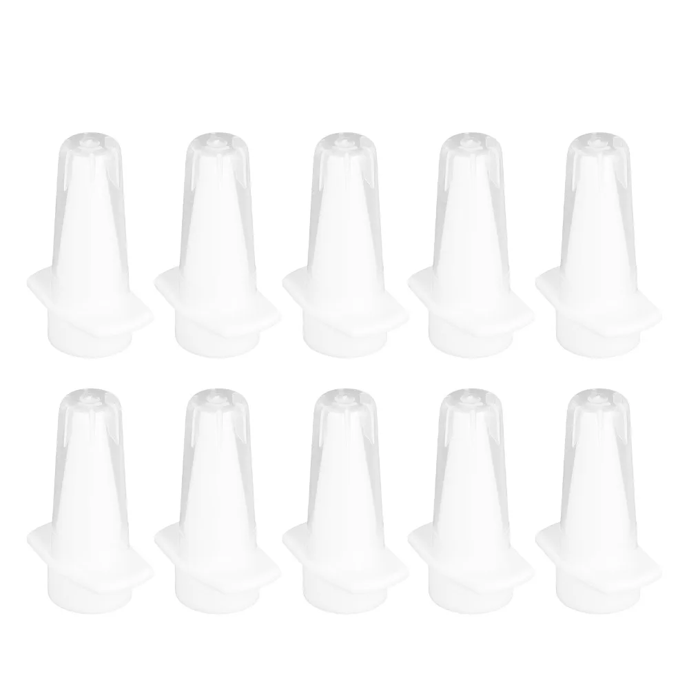 10Pcs Portable Lightweight Nasal Spray Head Atomization Effect Durable Veterinary Nasal Spray PP Livestock Spray Head Farm Use