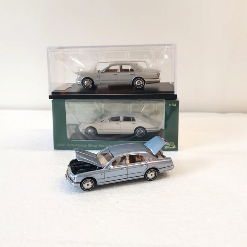 

GFCC масштаб 1:64, 1998, Rolls Royce, серебряный Серафим, литой под давлением сплав, классическая миниатюрная модель игрушечного автомобиля, коллекционная витрина, подарки