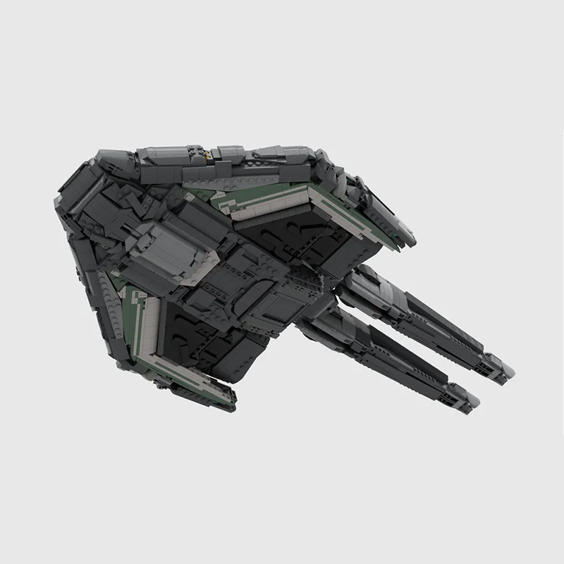 4516pcs MOC Space Warframe - Liset Landing Craft Model Building Blocks Art Education Idea Brick Collection Assemble Creative