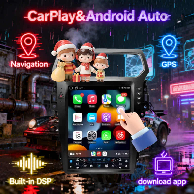 12,1 pulgadas Android 14 para Ford Explorer 2011-2019 inalámbrico Carplay Multimedia Auto Head Uint Radio Player pantalla táctil Bluetooth