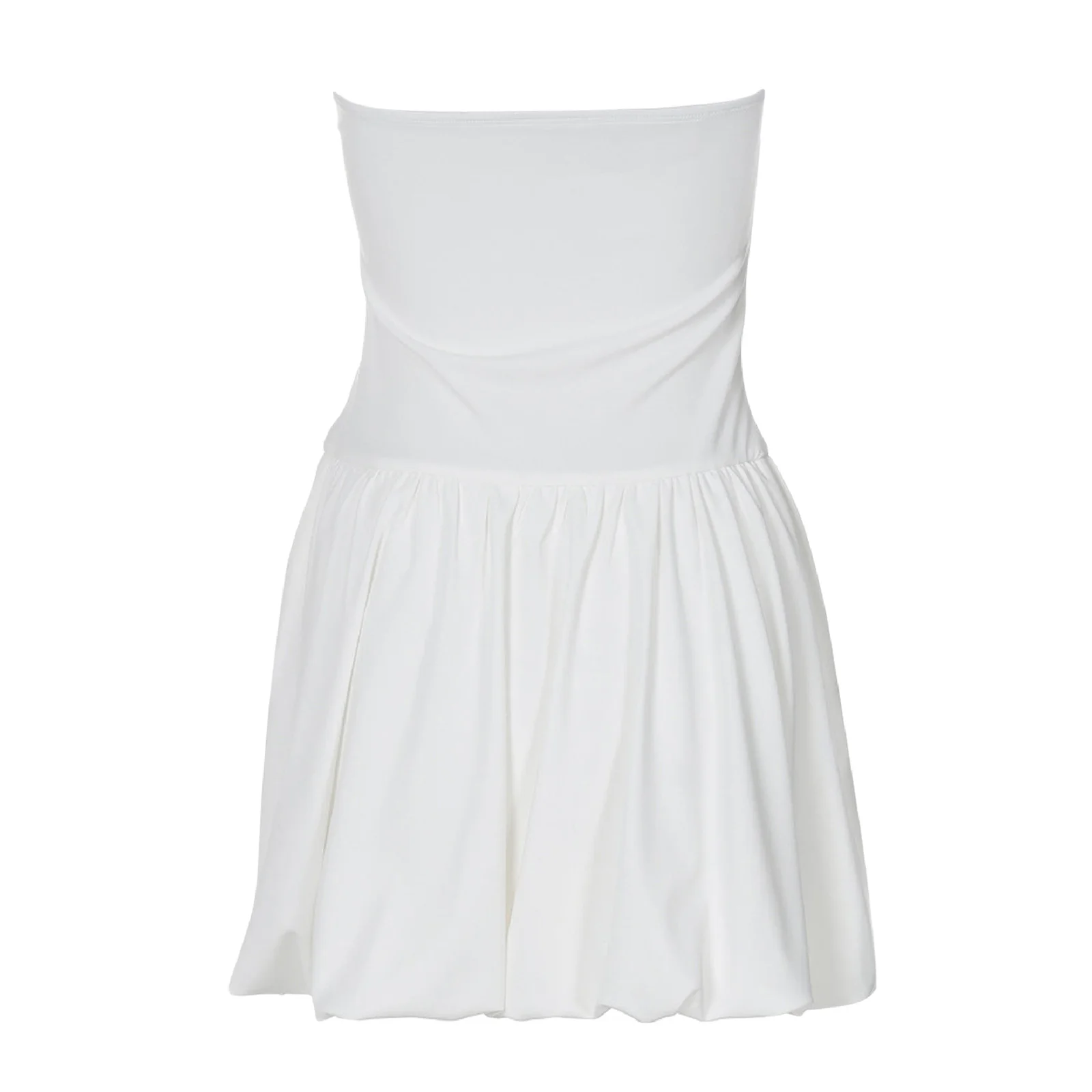 Abito nero sexy senza spalline Abito elegante da donna a tubino Mini abito sottile senza spalline in tinta unita per abbigliamento quotidiano da club di compleanno