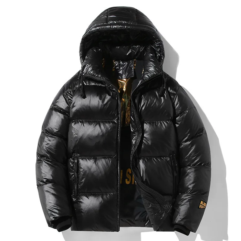 2025 Winter Down Jacket For Couple Classic Korean Style Hooded Outdoor Men Coat High Street Duck Down Women Overcoat