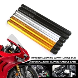 Universal 22MM Motorcycle Riser Handlebar CNC Aluminum High Quality Motorbike Handlebar Clip-Ons Fork Handle Bars Accessories