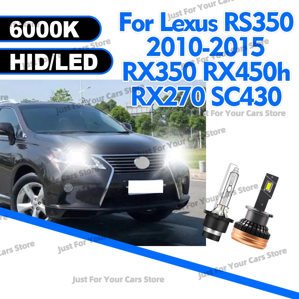

2 шт. для Lexus RS350 2010-2015 RX350 RX450h RX270 SC430 светодиодные/HID ксеноновые фары D4S автоматические фары 6000K высокая яркость