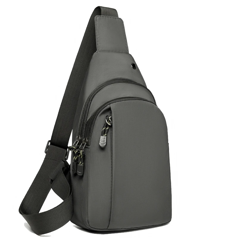 

Fashionable Casual Men's Chest Bag, Oxford Cloth Multi-Compartment Lightweight Shoulder Crossbody Bag, Small Crossbody Bag for Daily Travel