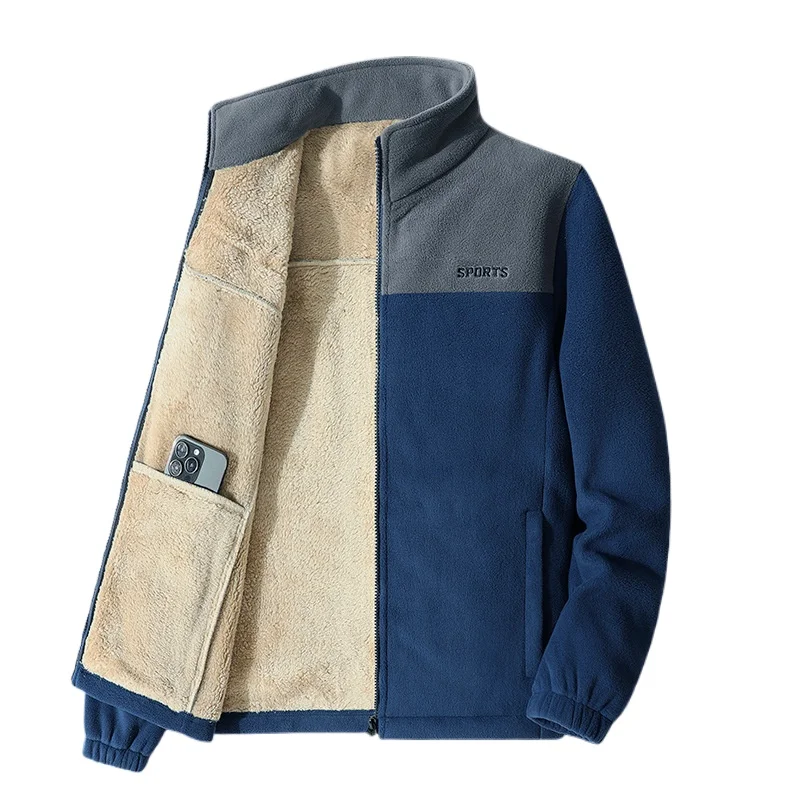 

Size 8XL New Fashion Men Fleece Sweatshirts Jackets Man Thicker Warm Coats Quality Male Slim Fit Winter Jackets Men's Clothing