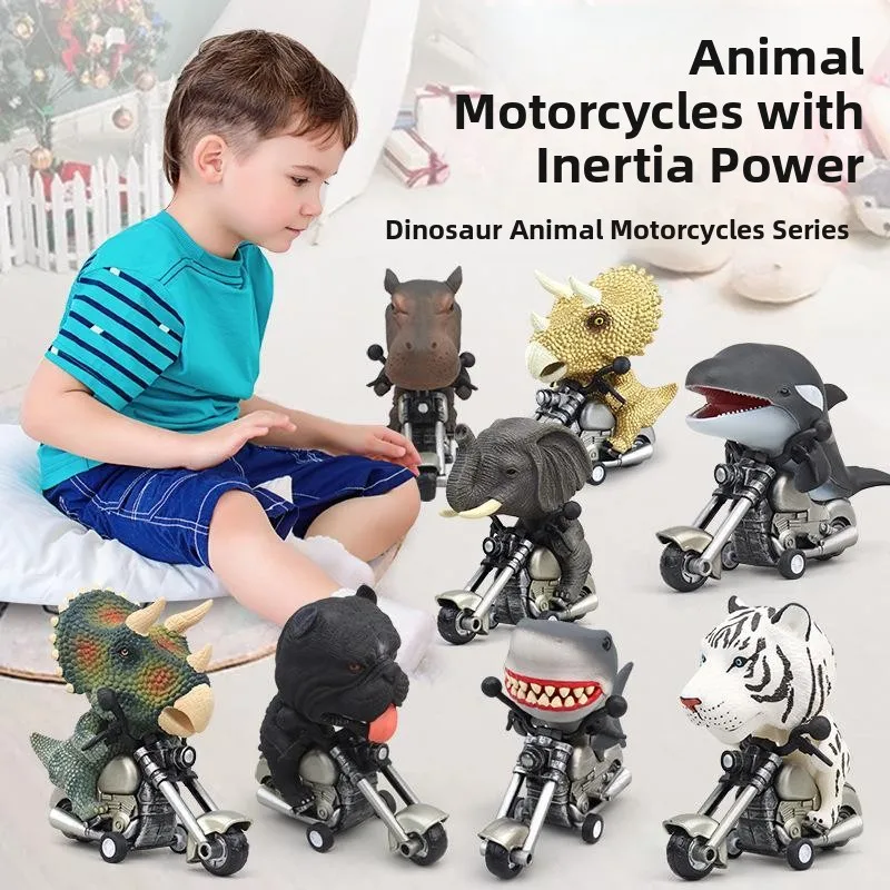 

Inertia Driven Dinosaur Motorcycle Model Toy for Children Reatic Animal hine Toy Doll Beijing Origin Boys Suitable