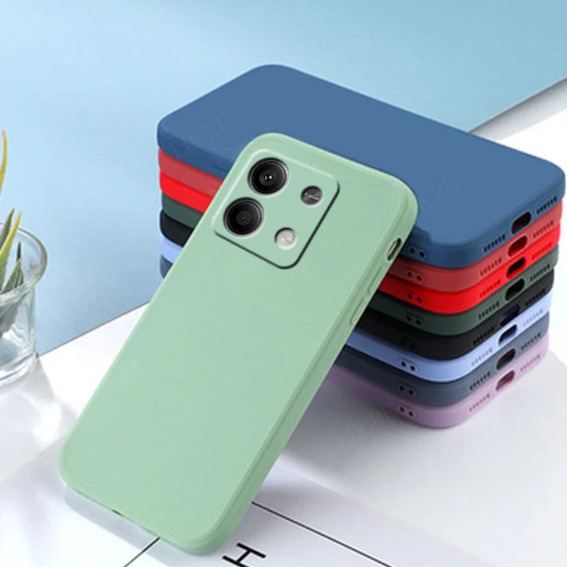 

For Xiaomi Redmi Note 13 Case Cover For Redmi Note 11S 11 12 13 Pro Plus 5G Capas Back Liquid Silicone Soft Fundas Redmi Note 13