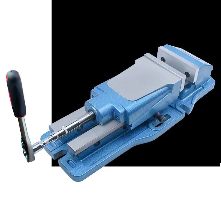 

High Quality Professional Machine Tools Accessory Manual Drive Industrial Bench Vise Double Force Internal Pressure Vice