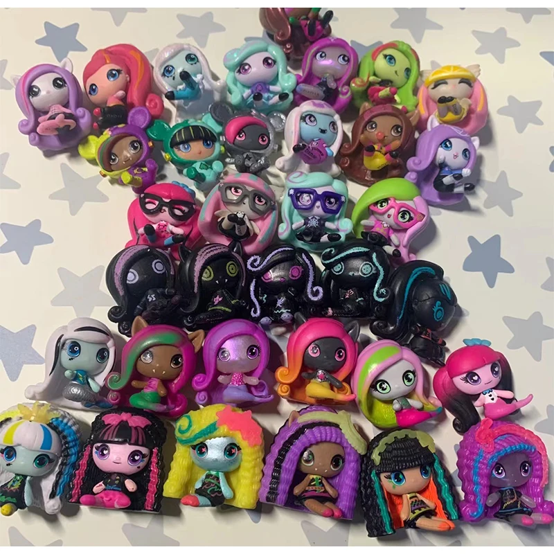 5/10/20pcs Monster High Minis Limited Collection Figures Common Special Edition Cute 3cm Figure Toys Girls Surprise Gift