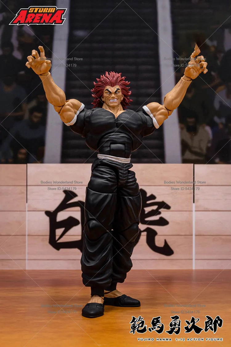 В наличии Storm Toys BHSA02 масштаб 1/12 мужской солдат Hanma Yujiro японская манга фигурка 6 дюймов полный набор коллекция кукол