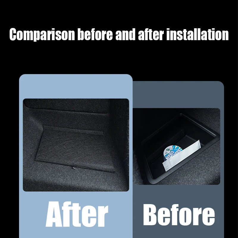 For BMW 5 Series 530i VIII G60 G61 G68 2023 2024 rear trunk partition storage storage box side cover board for car interior
