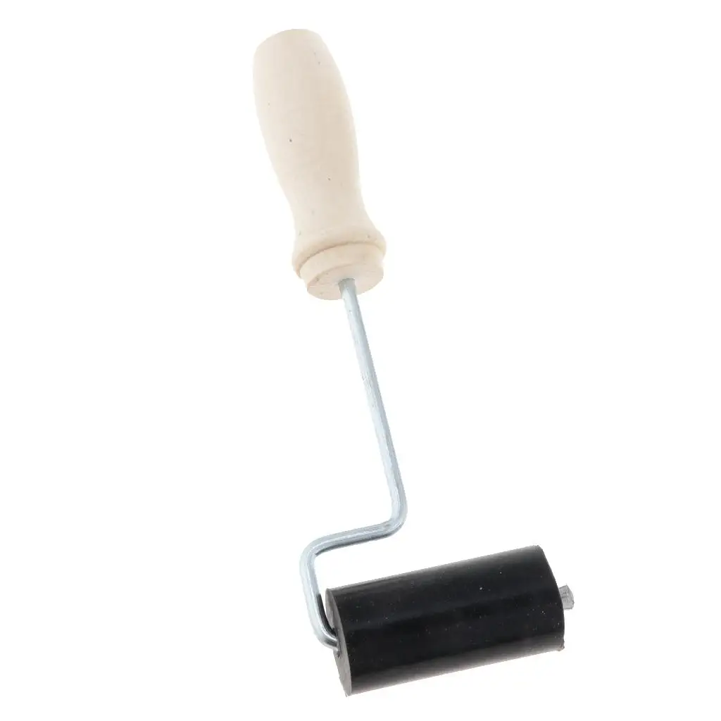 Rubber Roller Brayer Silicone Seam Roller Heat Resistant Roofing Press Tool for Welding Soldering PVC Material