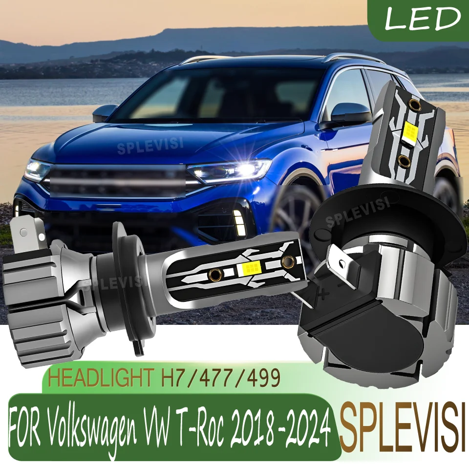 Easy to Install Improved Visibility Comfortable Vision h7 Headlight For Volkswagen VW T-Roc 2018 2019 2020 2021 2022 2023 2024