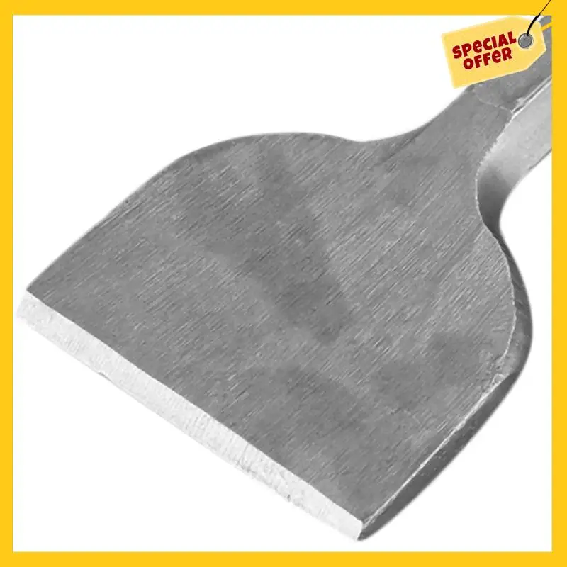 Wide Electric Hammer Angled Heavy Duty Curved Tile Chisel (3Inch X 10Inch)