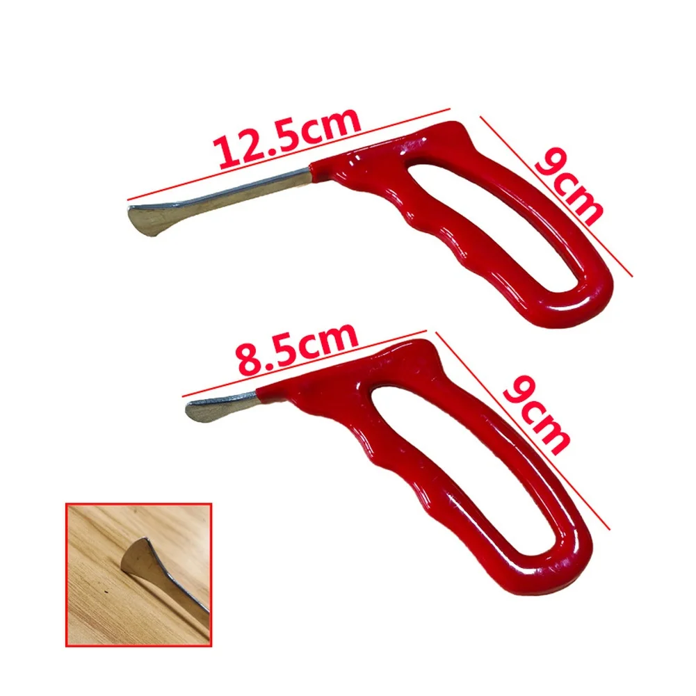 2 Piece Flat Pry Bar Set for Automotive Dent Correction on Exterior Panels Including Dents Dings and Deformations