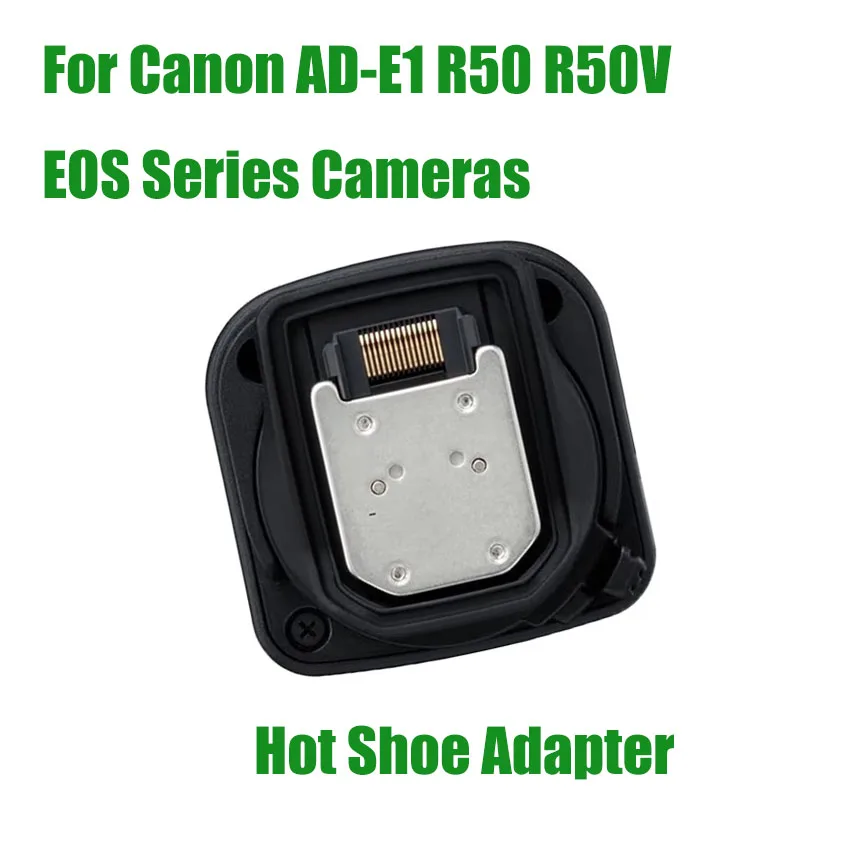 AD-E1 Multi-Function Hot Shoe Adapter Original Flash Mount Converter for Canon EOS R50 R50V Camera, Standard Speedlite Accessory