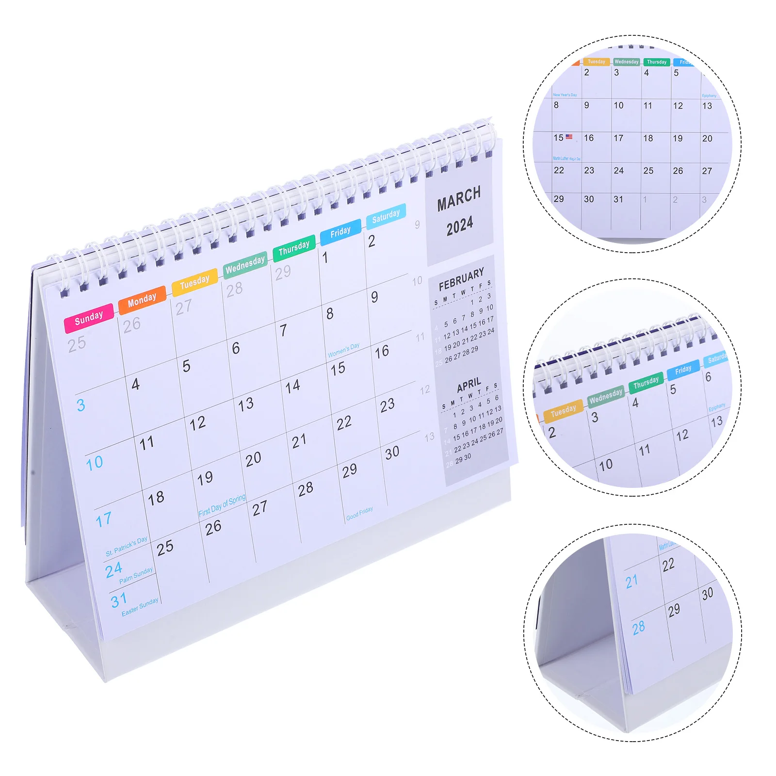 الإبداعية أجندة مكتبية /رزنامة مكتبية الحديثة الدائمة الوجه التقويم لمكتب ديكور المنزل الاستخدام اليومي الملحقات المنزلية منضدية #4