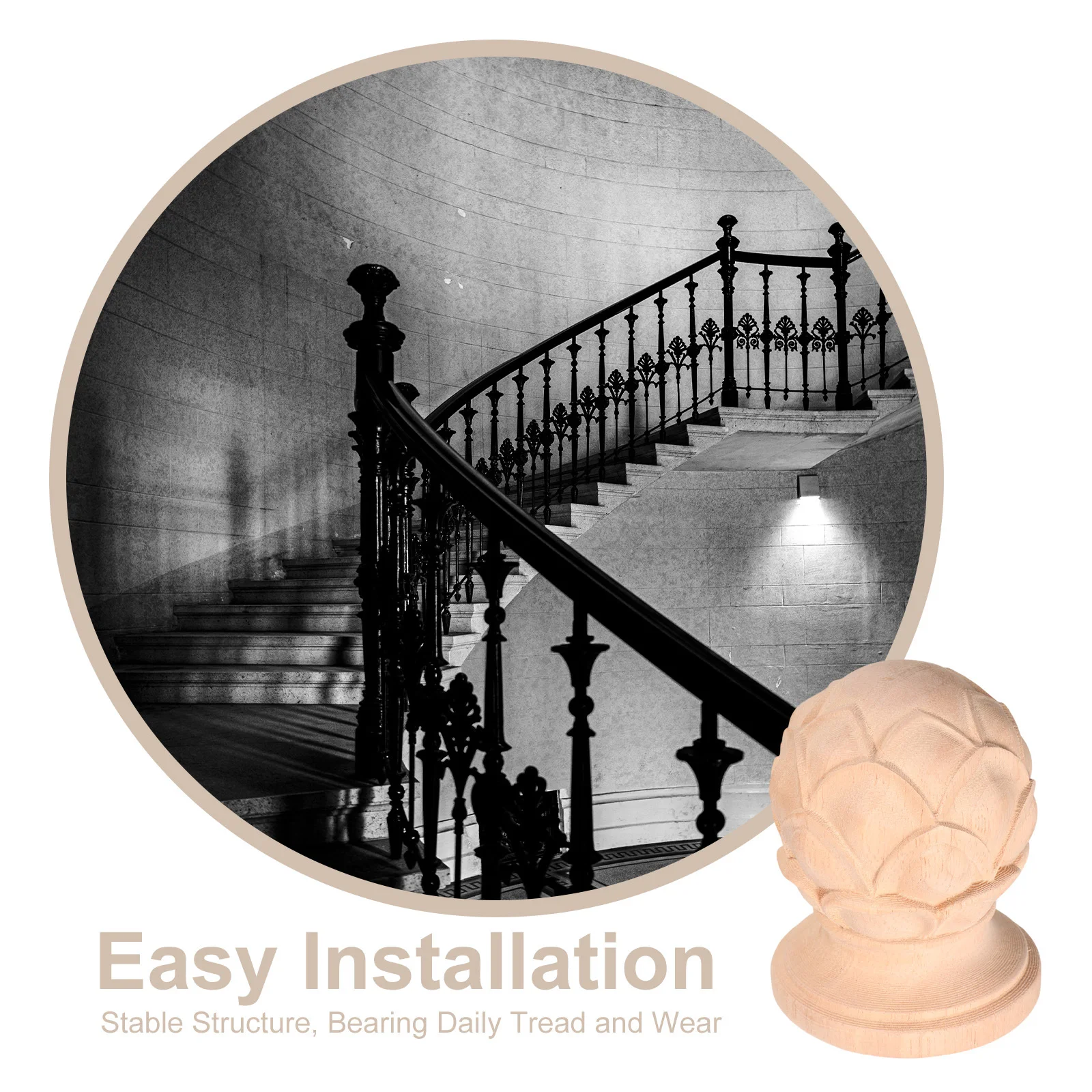 Рисунок 3 - Европейская резная деревянная лестница