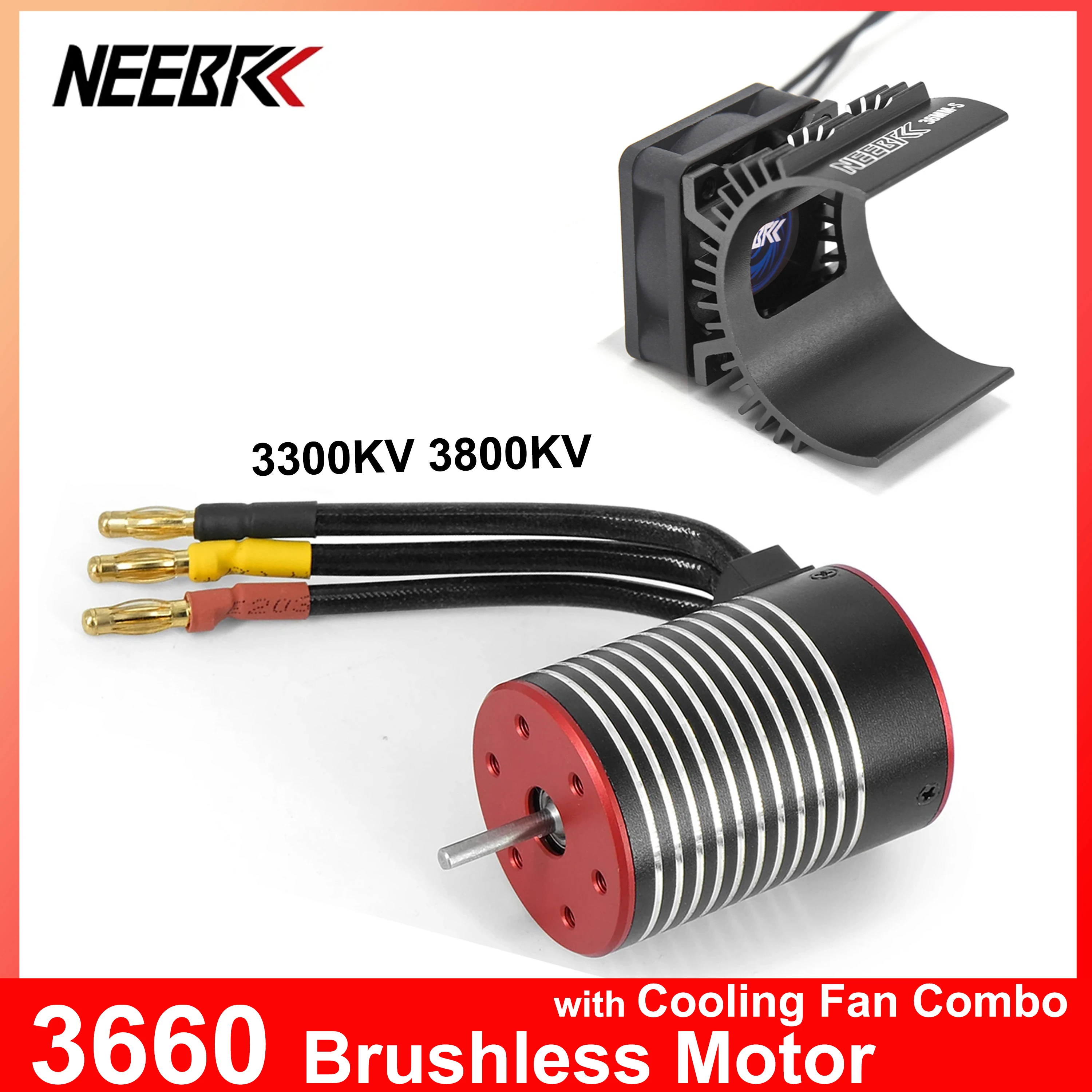 Rc Hobby Motor - NEEBRC 3660 3300KV 3800KV Borstelloze Motor