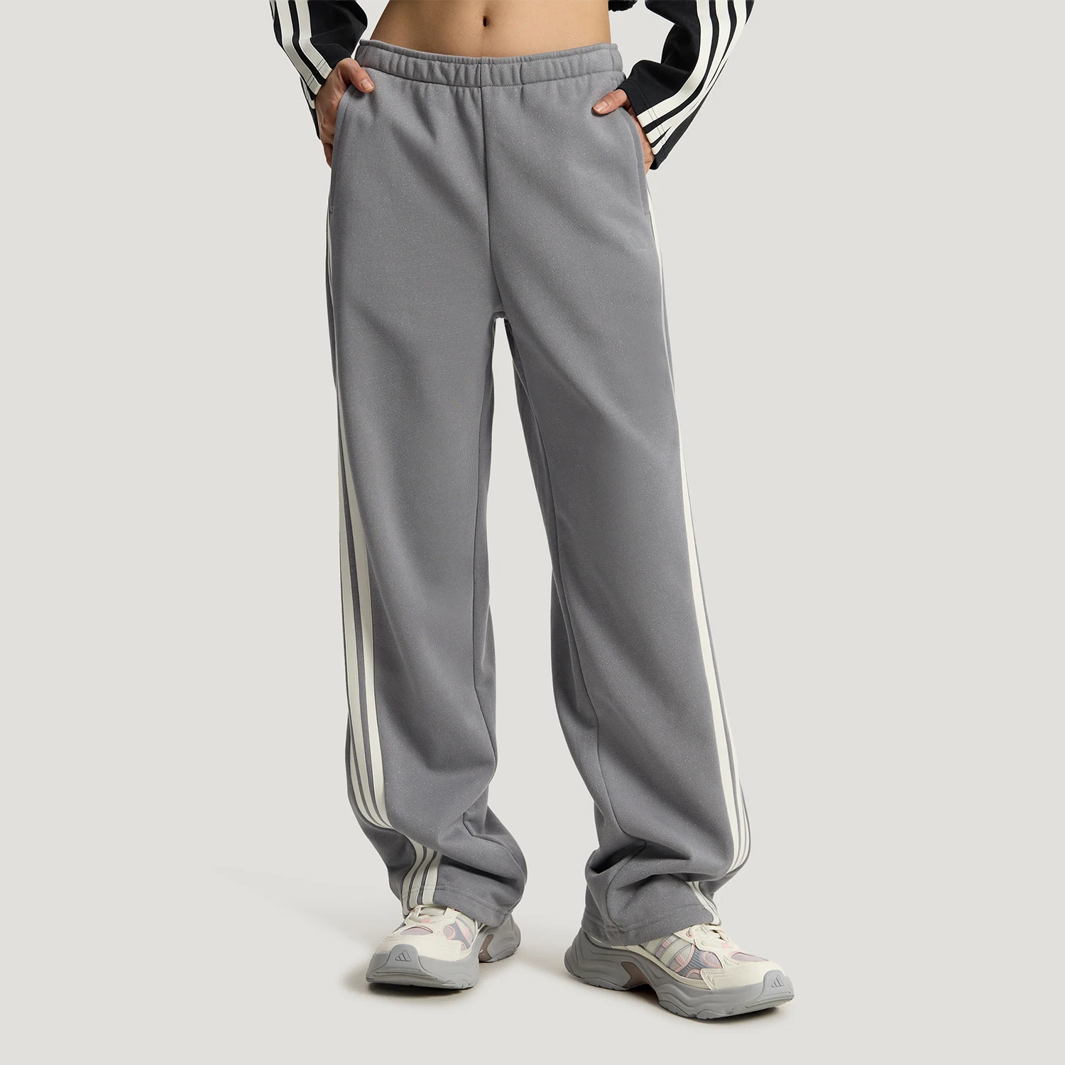 Adidas genuine spring edition women's classic retro casual knitted pants KX8908