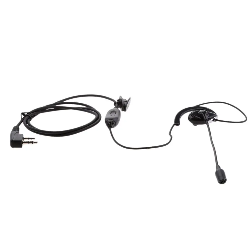 Two Way Radio Earpiece Noise Canceling Headset Wired Microphone Walkie Talkie Earphone for Kenwood KPG BAOFENG HYT