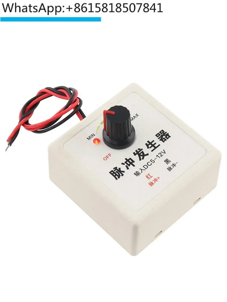 Stepper motor drive, simple adjustable speed control, pulse signal control, pulse generation controller