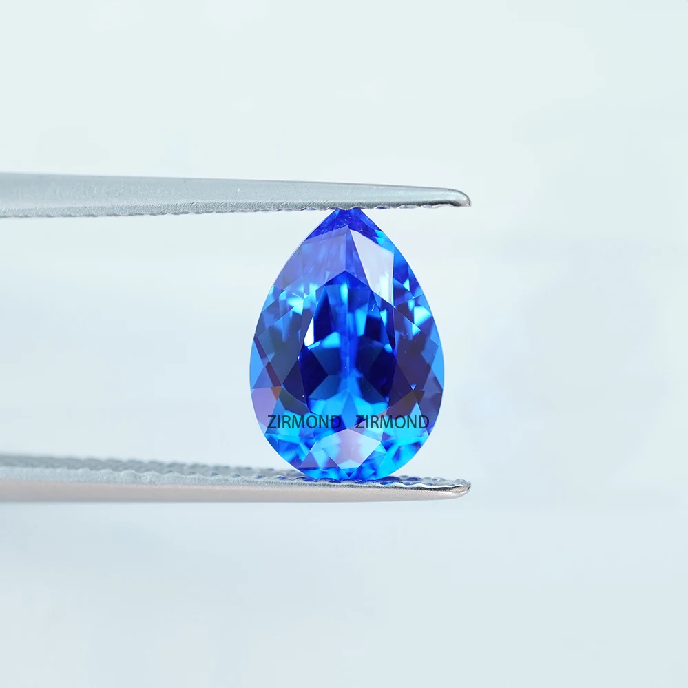 

Highly Cost-Effective Laboratory-Grown Cobalt Blue Spinel Pear Cut Loose Stone Can Be Used to Make Pendant with GAL Certificate