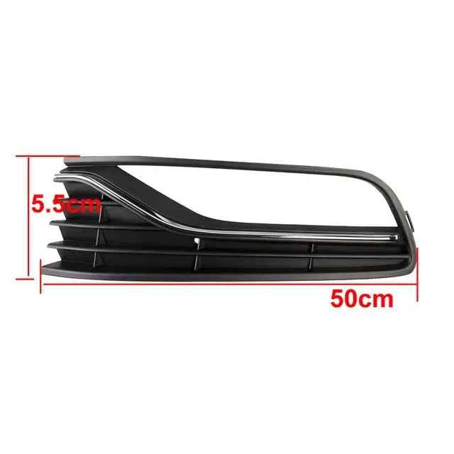 Auto parts High quality 1 pcs Front Fog Lamp Frame Anti Fog Lamp Cover Front Bar Grille  For Volkswagen VW Polo 2014-2018