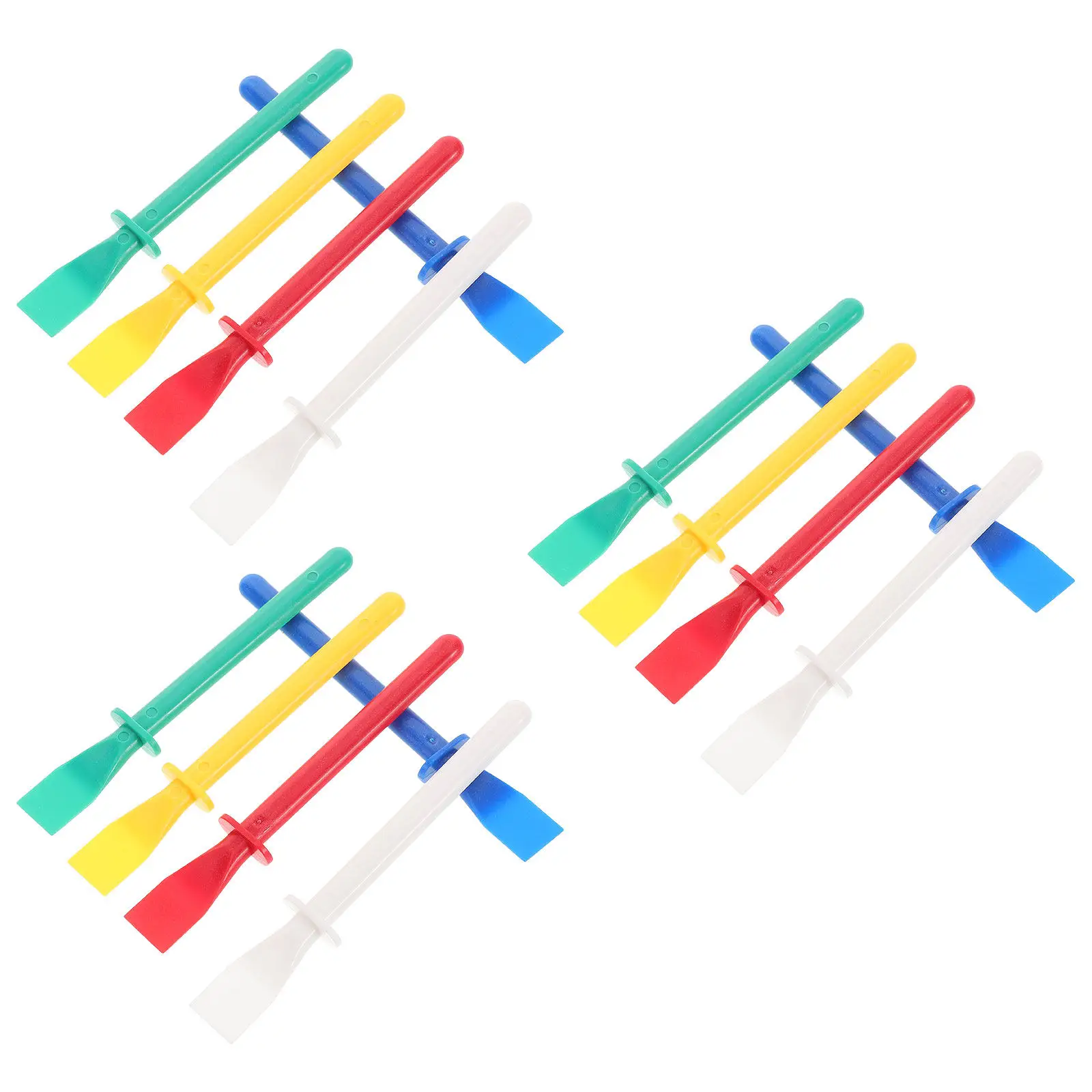 15Pcs Oil Painting Scraper Sticks Versatile Glue Spreaders for Handmade DIY Craft Epoxy Glue Application