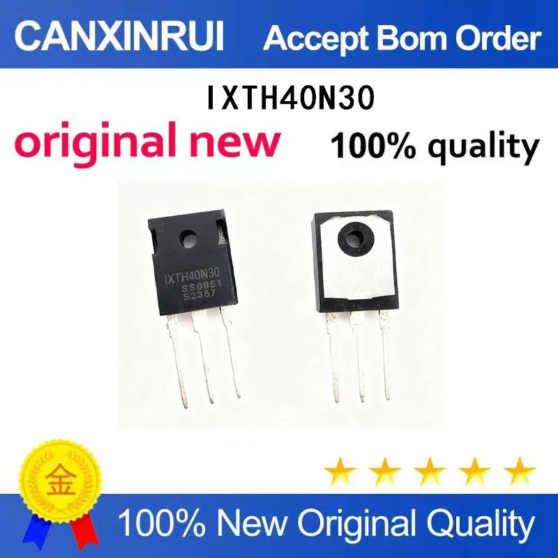 

(5-100 Pieces) Brand new original IXTH40N30 TO-247 300V 40A spot chip IC