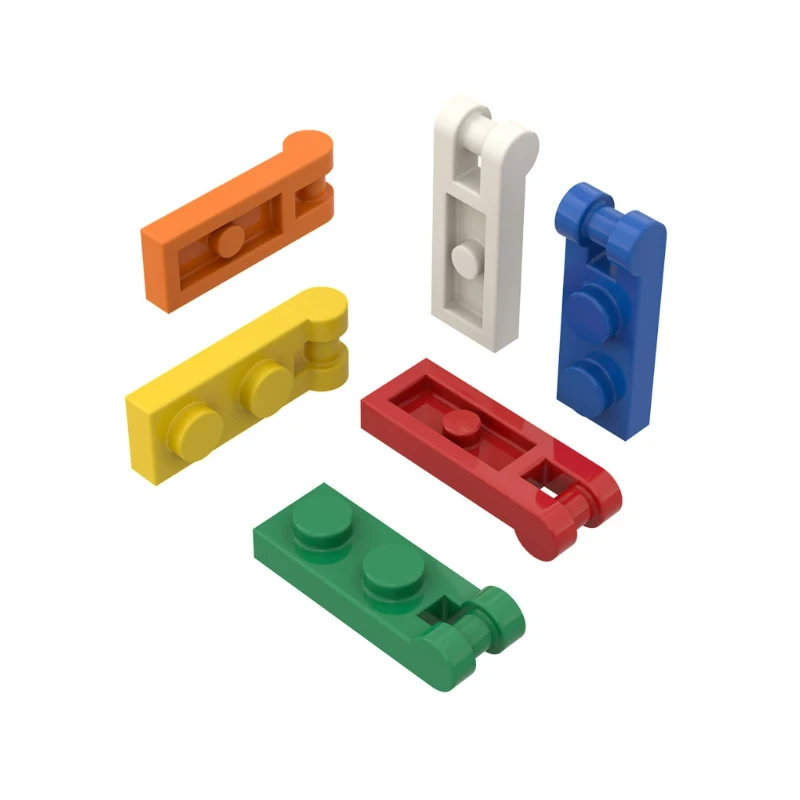 60 pz MOC componente del blocco di costruzione 604781x2 bordo incernierato su un solo lato con maniglia, tecnologia regalo giocattolo per bambini fai da te