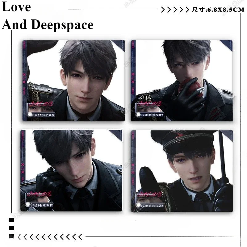 

Новый Love and Deepspace Caleb, креативный мультяшный рисунок Polaroid, фото, анимация, игра, периферийный персонаж, акриловый брелок, подарок