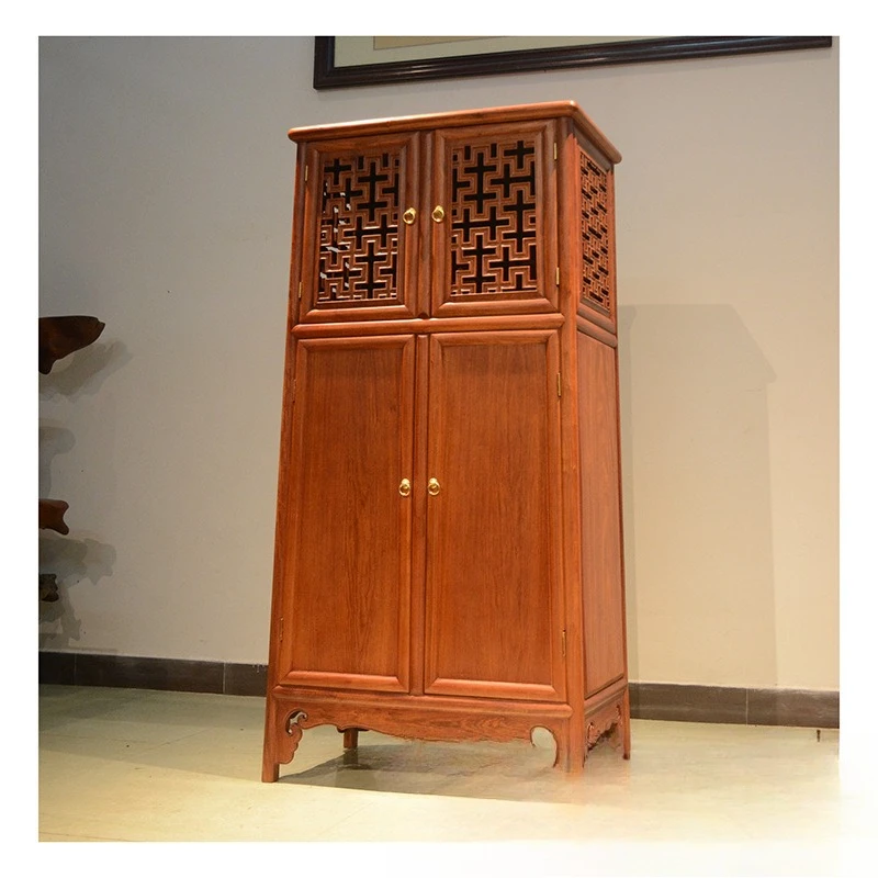 

Ming and Qing Dynasties, mahogany, furniture, rosewood, big fruit, red sandalwood, rounded corner cabinet
