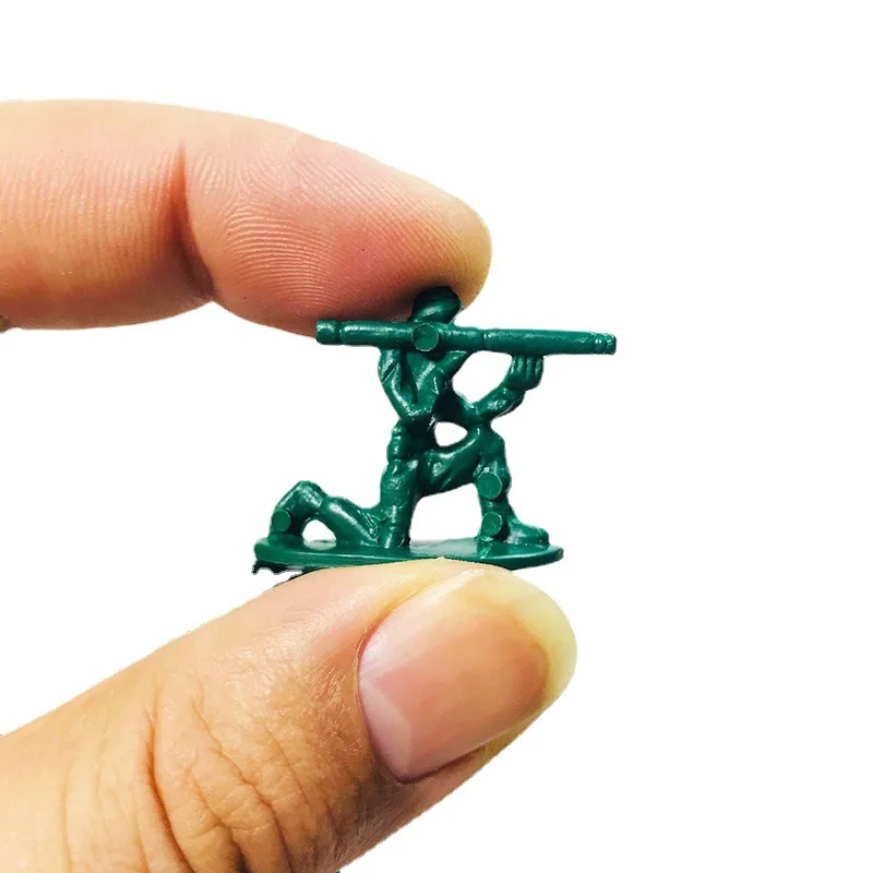 100 個軍事プレイセットプラスチックおもちゃの兵士ミニ戦士エリートフォースアクションフィギュアのおもちゃ子供のためのギフト