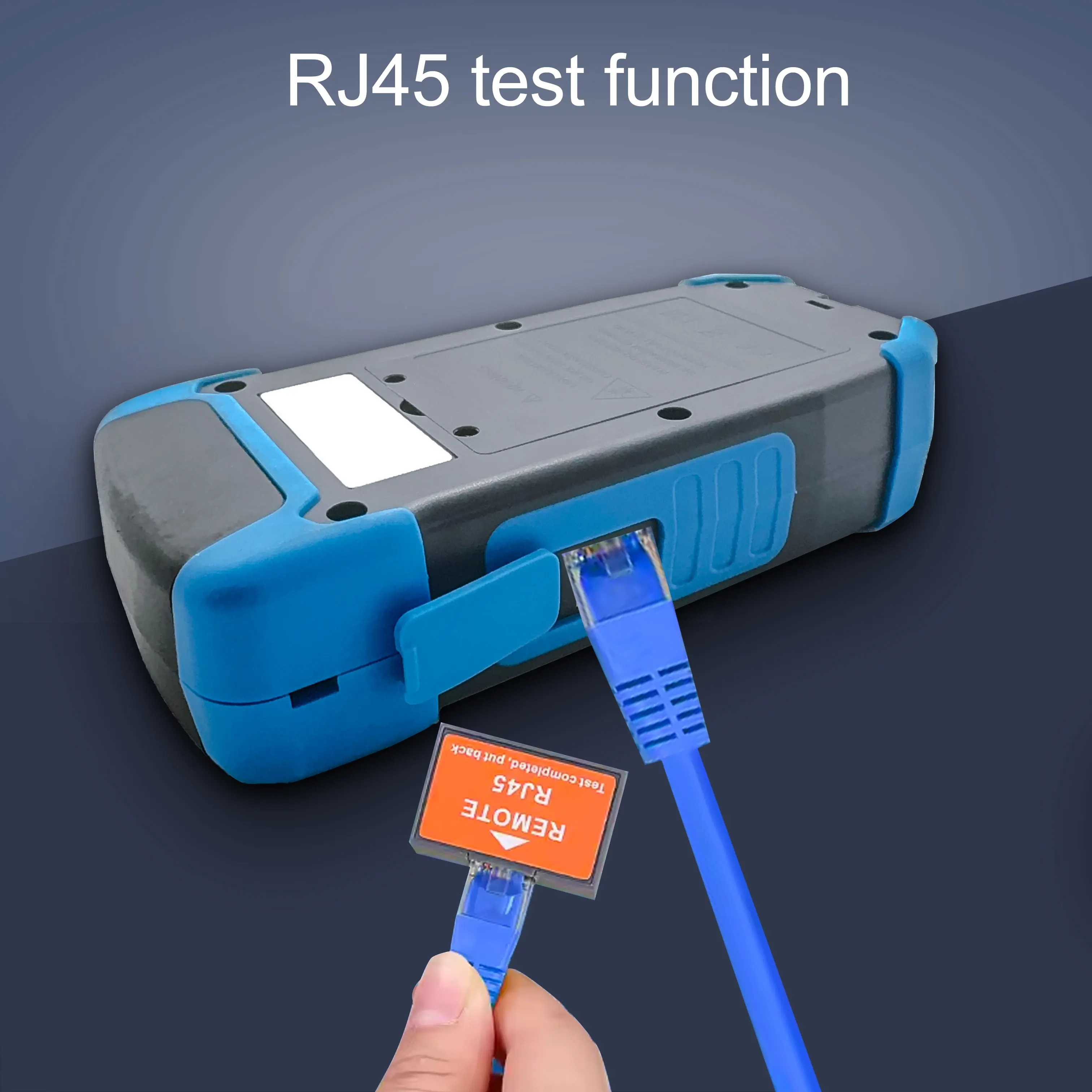 Russian Pro Mini OTDR English Spanish 1310/1550nm Fiber Optical Reflectometer with VFL OLS OPM Event Map 22/24dB for 60km Tester