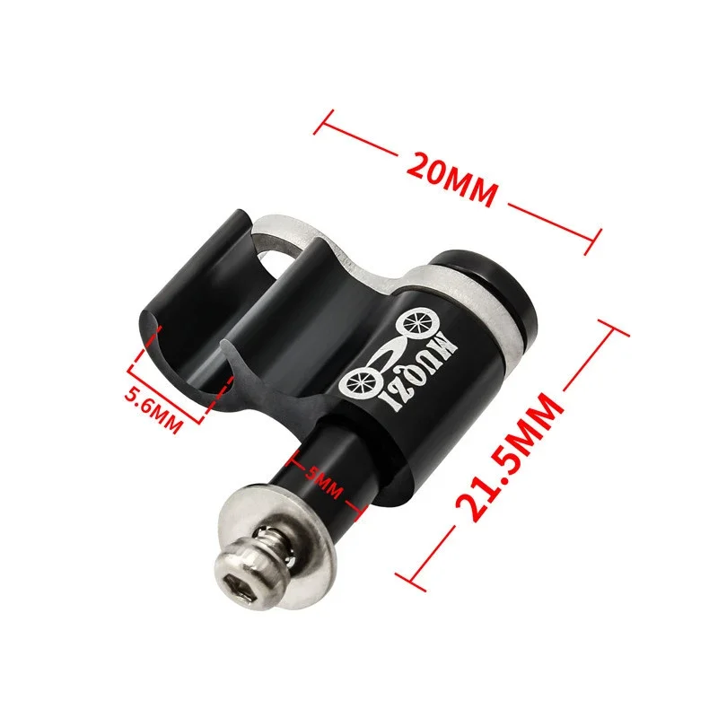 MUQZI Mountain Bike Aluminum Alloy Oil Pipe Cable Tube Conversion Fixing Seat EIEIO Stop Bolt To Full Pass Adapter Bicycle Parts